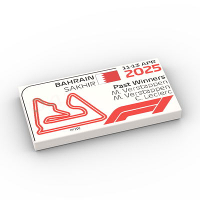 F1 circuit van Bahrain 2025