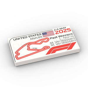 F1 circuit van USA - Miami 2025