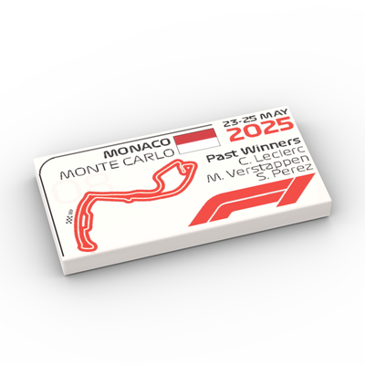 F1 circuit van Monaco 2025