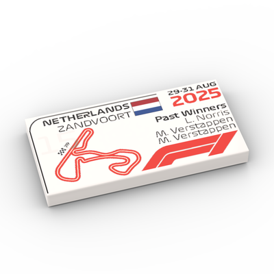 F1 circuit van Zandvoort 2025