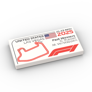 F1 circuit van USA - Las Vegas 2025