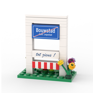 Minibuild Ortsschild Doppelseitig