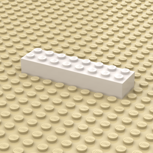 Steen 2x8 Wit Personaliseren (3007)