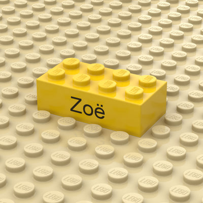 Stenen met tekst 2x4 Gekleurd