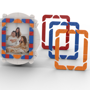 6x8 Puzzelfoto met Lijst - Retro