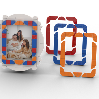 6x8 Puzzelfoto met Lijst - Retro