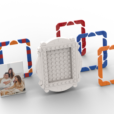 6x8 Puzzelfoto met Lijst - Retro