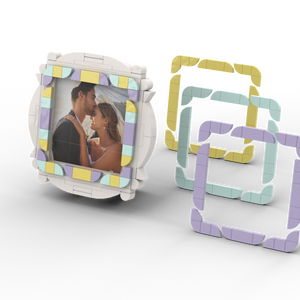 8x8 Puzzelfoto met Lijst - Pastel