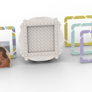 8x8 Puzzelfoto met Lijst - Pastel