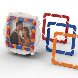 8x8 Puzzelfoto met Lijst - Retro