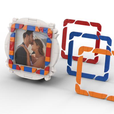 8x8 Puzzelfoto met Lijst - Retro