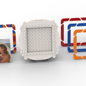 8x8 Puzzelfoto met Lijst - Retro