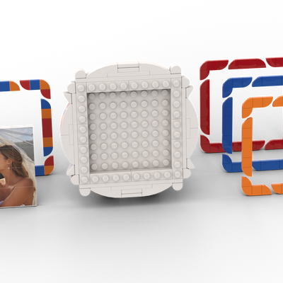 8x8 Puzzelfoto met Lijst - Retro