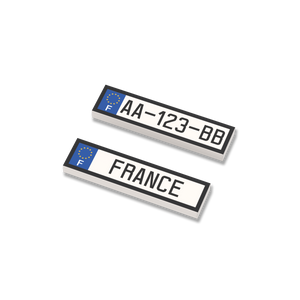 2x Nummernschild Frankreich