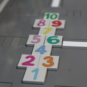 Hinkelpad krijt letters