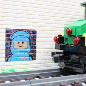 Brick Wall Klein Wit - 18 Stenen