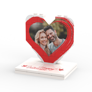 Brosse à cadre en forme de cœur pour puzzle LEGO® 3D