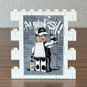 Brick Wall medium 25 LEGO bricks