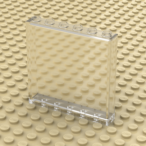 Paneel 1x6x5 Transparant Personaliseren (59349)