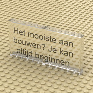 LEGO Panel white 1x6x5 double wide