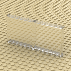 LEGO Panel white 1x6x5 double wide