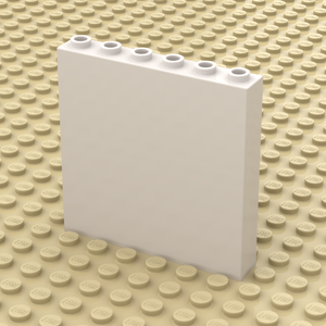 Paneel 1x6x5 Wit Personaliseren (59349)