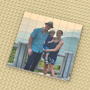 Puzzle 64 square including bottom plate 16x16