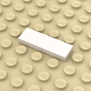 Tegel 1x3 Wit Personaliseren (63864)