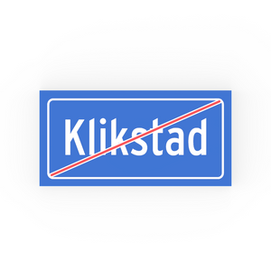 Place name 2x4 end built-up area