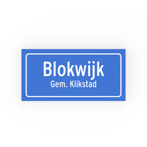 Place name 2x4 plus municipality