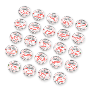 Bundel van Alle 24 Formule 1 Tracks 2026