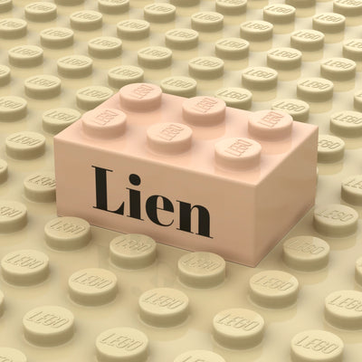 Steen 2x3 Kleur met Tekst (3002)