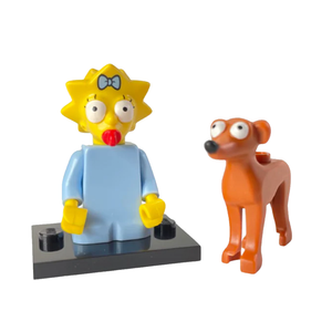 Maggie and Santa's Little Helper - The Simpsons, Series 2