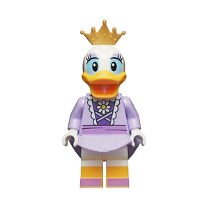 Daisy Duck/Katrien Duck, Lavender Dress, Gold Crown - Disney