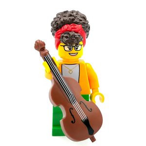Muzikant met Basgitaar - Build a Minifigure
