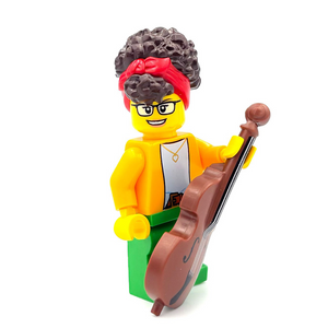 Muzikant met Basgitaar - Build a Minifigure