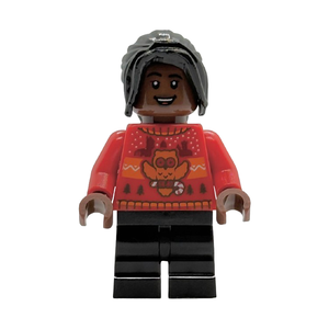 Angelina Johnson in Red Holiday Sweater - Harry Potter
