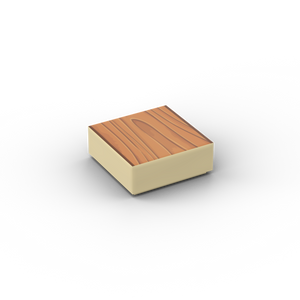 LEGO Laminaat 1x1 tegel. Geprint op een nieuwe LEGO tegel