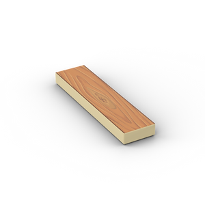 LEGO Laminaat 1x4 tegel. Geprint op nieuwe een LEGO tegel