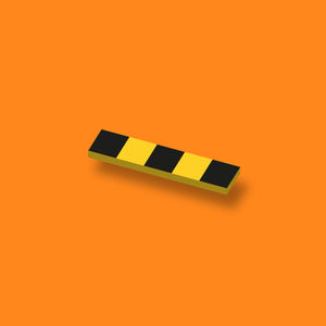 Wegafzetting 1x4 Zwart Niet Doorlopend