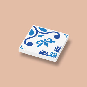 Delft Blue Flower motif