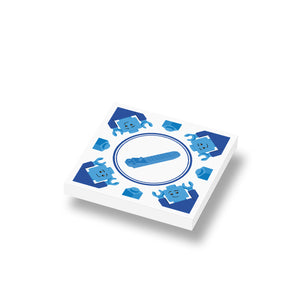 Custom LEGO print Delfts Blauw Brick Separator - geprint op een nieuwe LEGO tegel