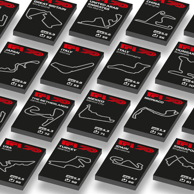 Bundel van alle 27 Formule 1 tracks 2020