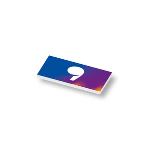 Tegel met foto 2x4 liggend wit