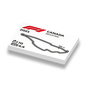 LEGO prints Formule 1 circuit van Montreal op nieuwe LEGO tegels