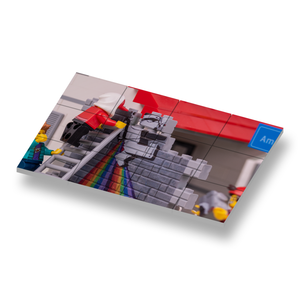 Je eigen afbeelding geprint op een LEGO Puzzel 6x8 los