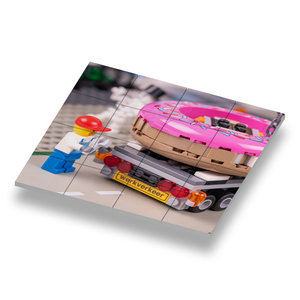 Je eigen afbeelding geprint op een LEGO Puzzel 8x8 los