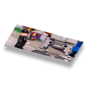 Je eigen afbeelding geprint op een LEGO Puzzel 4x8 los