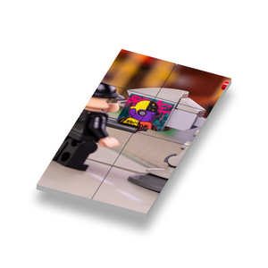 Je eigen afbeelding geprint op een LEGO Puzzel 8x4 los