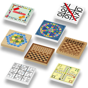 Bundel van 8 spelletjes - op nieuwe 2x2 LEGO® tegels